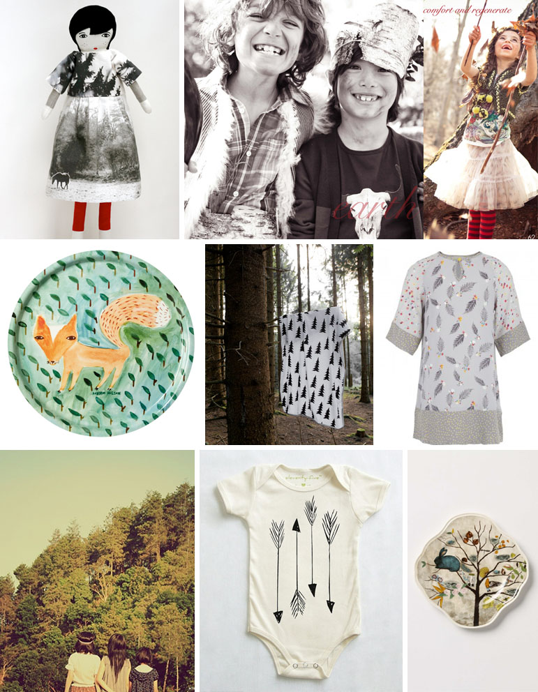 woodland wonders trend board