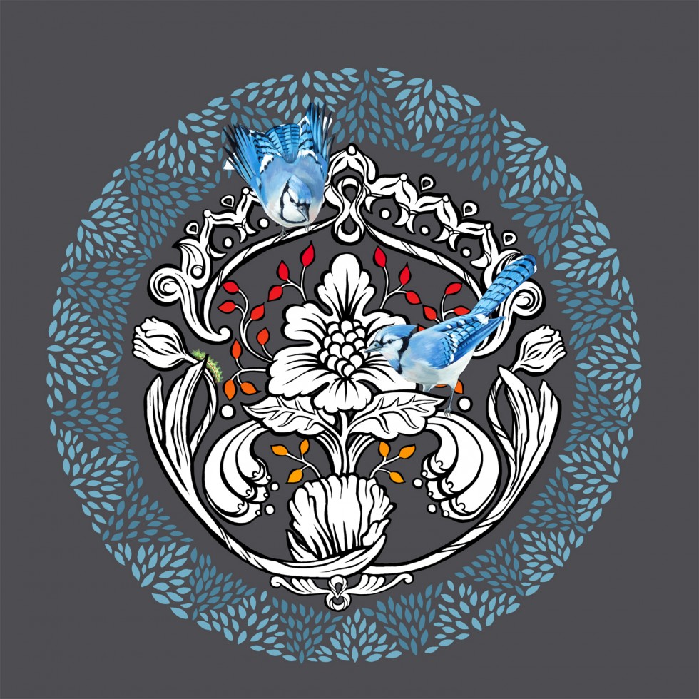 Ashley_Cecil-Blue_Jays_on_Gray-upholstery_design
