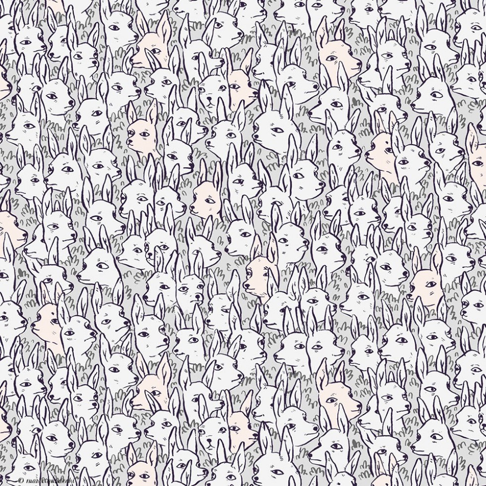 Deer Garden Surface Pattern Marie Gardeski