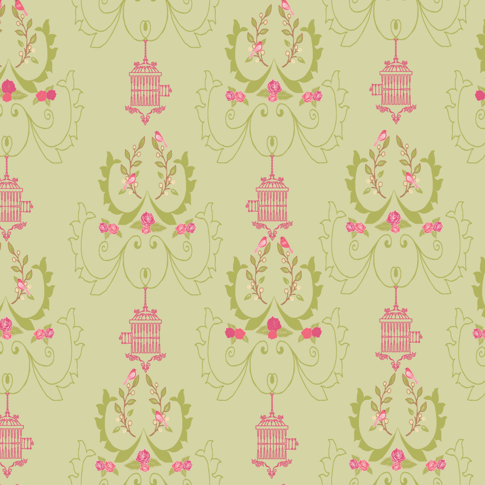 Garden-Vintage-Love-Birds-Print-2-(Color-Variation)