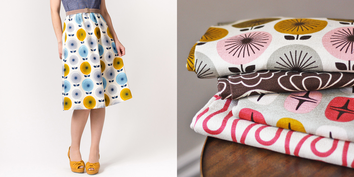 Retro surface designer prints
