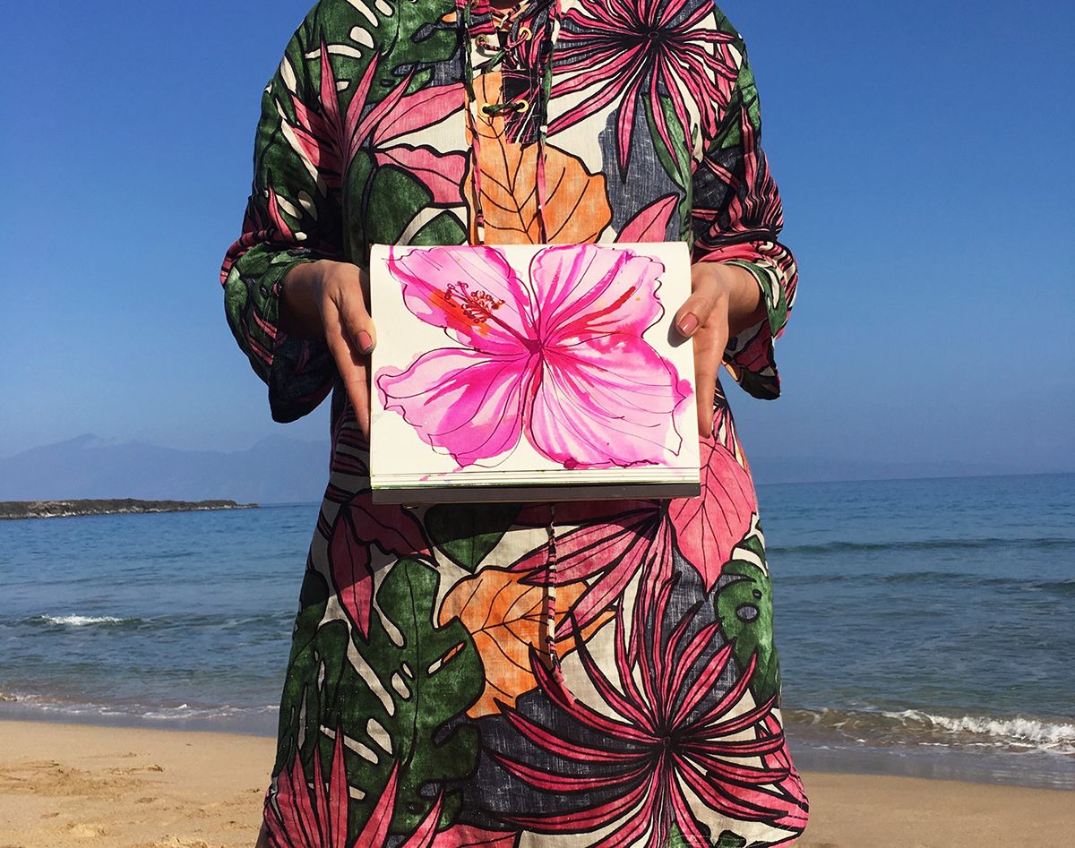 Anne Marie Jackson Textile Design Hawaii Sketchbook copy