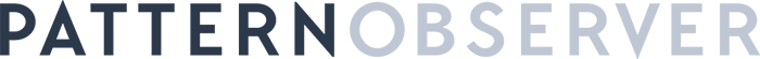 Pattern Observer logo — textile and surface pattern design education platform