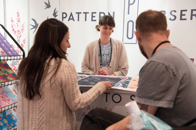 Textile design licensing overview showing how designers sell patterns to brands